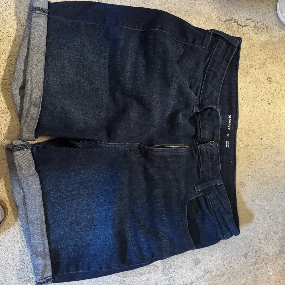 Old Navy Dark Blue Jean Shorts